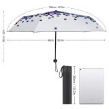 yanfind Umbrella Manual Grid Data Beauty Electronics Checked Generated Flowing Fashion Coding Windproof waterproof anti-ultraviolet protection golf umbrella