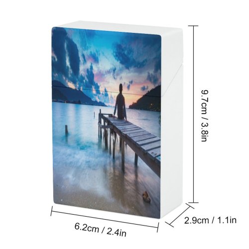 yanfind Cigarette Case Blurred Beach Happiness Island Focus Seascape Over Planning Wave Awe Thai Hard Plastic Crushproof Cigarette Case