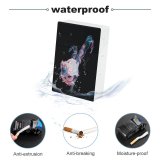 yanfind Cigarette Case Glowing Tranquility Fish Deep Transparent Undersea Living Beauty Awe Fragility Jellyfish Hard Plastic Crushproof Cigarette Case