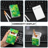 yanfind Cigarette Case Space Grunge Stained Transparent Rough Vitality Imagination Watercolor Blob Paints Layered Hard Plastic Crushproof Cigarette Case