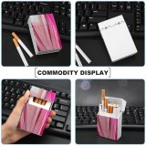 yanfind Cigarette Case Space Beauty Directly Feather Wispy Above Luxury Softness Elegance Abstract USA Fluffy Hard Plastic Crushproof Cigarette Case