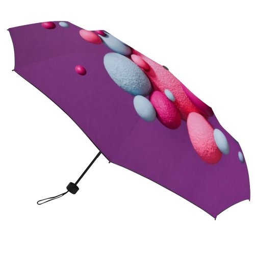 yanfind Umbrella Manual Computing Ultraviolet Futuristic Data Relationship Merging Conceptual Artificial Dimensional Cloudscape Purple Stability Windproof waterproof anti-ultraviolet protection golf umbrella