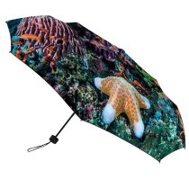 yanfind Umbrella Manual Organism Southeast Ecosystem Pacific Coral Ocean Fish Cnidarian Aquatic Beauty Sea Windproof waterproof anti-ultraviolet protection golf umbrella