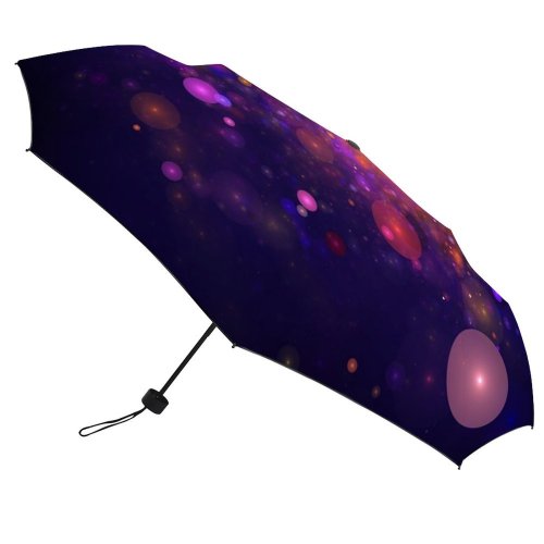 yanfind Umbrella Manual Natural Illuminated Year Social Science Blurred Futuristic Abstract Space Light Motion Windproof waterproof anti-ultraviolet protection golf umbrella