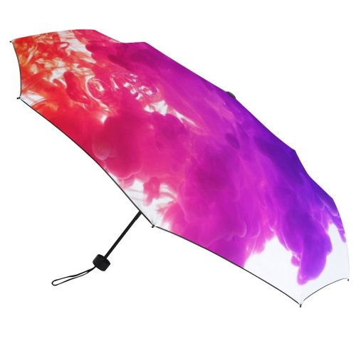 yanfind Umbrella Manual Studio Purple Ombre Shot Simplicity Vibrant Art Motion Surreal Monica Dreamlike Windproof waterproof anti-ultraviolet protection golf umbrella