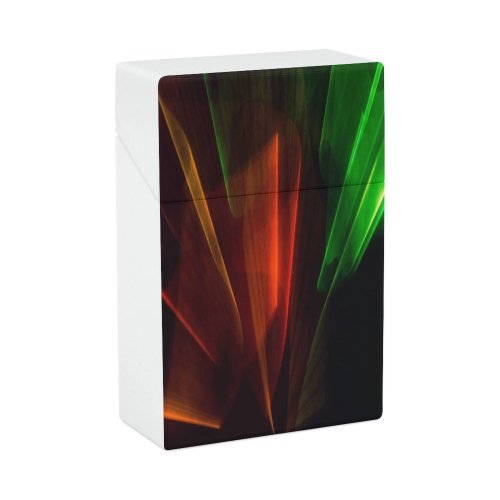 yanfind Cigarette Case Space Glowing Festival Popular Stage Futuristic Flash Beam LED Nightlife Dark Neon Hard Plastic Crushproof Cigarette Case
