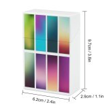 yanfind Cigarette Case Blurred Gradient Physical Dreamlike Paints Flowing Freedom Watercolor Fantasy Smooth Natural Focus Hard Plastic Crushproof Cigarette Case
