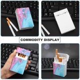 yanfind Cigarette Case Twisted Decorative Futuristic Optical Mixing Changing Vitality Illusion Flowing Op Hard Plastic Crushproof Cigarette Case