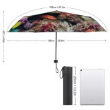 yanfind Umbrella Manual Relaxation Tranquility Fish Coral Undersea Beauty Awe Ecosystem Scenics Andaman Sea Exoticism Windproof waterproof anti-ultraviolet protection golf umbrella