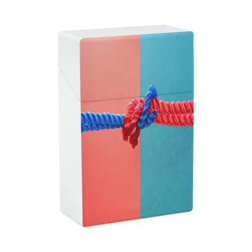 yanfind Cigarette Case Climbing Corporate Nylon Studio Teamwork Topics Rope Knot City Vibrant Strategy Attached Hard Plastic Crushproof Cigarette Case