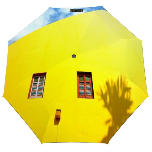 yanfind Umbrella Manual Coconut Tree Place Beauty Residential Palm Exterior India Window District Colonial Famous Windproof waterproof anti-ultraviolet protection golf umbrella