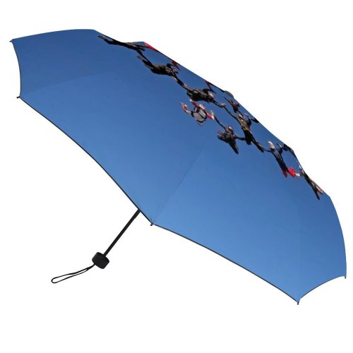 yanfind Umbrella Manual Space Exhilaration Audio Team Perfection Courage Jumping Brazil Parachuting Friendship Aerial Challenge Windproof waterproof anti-ultraviolet protection golf umbrella