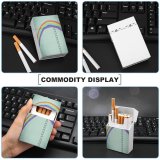 yanfind Cigarette Case Childhood Cheerful Fun Happiness Ladder Equality Flag Stairway Reaching Homosexual Freshness Hard Plastic Crushproof Cigarette Case