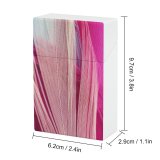 yanfind Cigarette Case Space Beauty Directly Feather Wispy Above Luxury Softness Elegance Abstract USA Fluffy Hard Plastic Crushproof Cigarette Case