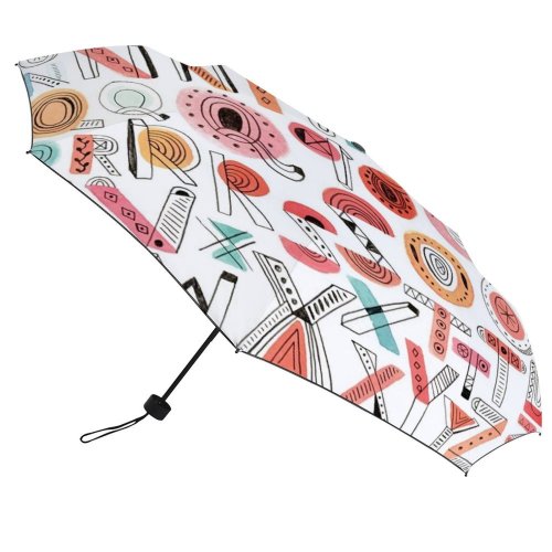 yanfind Umbrella Manual Doodle X Z I W F J E O P K S Windproof waterproof anti-ultraviolet protection golf umbrella