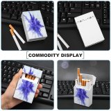 yanfind Cigarette Case Purple Physical Exploding Studio Form Natural Turbulence Fumes Vibrant Craft Imagination Abstract Hard Plastic Crushproof Cigarette Case
