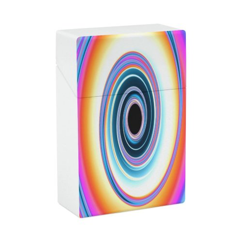 yanfind Cigarette Case Futuristic England Generated Chaos Science Art Fractal Digitally London Topics Abstract Hard Plastic Crushproof Cigarette Case