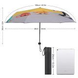 yanfind Umbrella Manual Space Studio Emotional Equality Extinct Rex Playing Confrontation From Shot Conflict Fear Windproof waterproof anti-ultraviolet protection golf umbrella