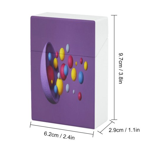 yanfind Cigarette Case Organized Computing Emotion Data Vitality Relationship Merging Conceptual Dimensional Imagination Stability Complexity Hard Plastic Crushproof Cigarette Case