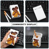 yanfind Cigarette Case Cheerful Happiness Emotion Love Embracing Boys Son Family Father Parent Father's Smiling Hard Plastic Crushproof Cigarette Case