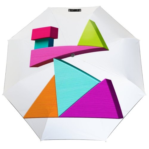 yanfind Umbrella Manual Puzzle Growth Studio Courage Concentration Block Support Innovation Shot Adversity Risk Windproof waterproof anti-ultraviolet protection golf umbrella