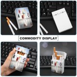 yanfind Cigarette Case Water's Toy England Scenics Sea Over Sky Wind Horizon Reflection Cornwall Motion Hard Plastic Crushproof Cigarette Case