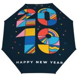yanfind Umbrella Manual Display Happiness Social Number Block Party Year's Wishing Year Eve Infographic Windproof waterproof anti-ultraviolet protection golf umbrella