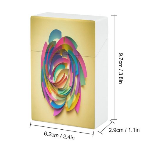 yanfind Cigarette Case Interlocked Studio Directly Jersey Purple Shot Togetherness Hot Concentric Craft Vibrant Above Hard Plastic Crushproof Cigarette Case