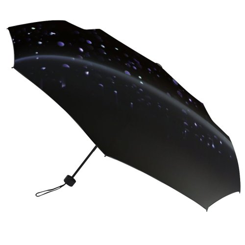 yanfind Umbrella Manual Space Glowing Idyllic Beauty Awe Defocused Vitality Dimensional Natural Shiny Reflection Windproof waterproof anti-ultraviolet protection golf umbrella