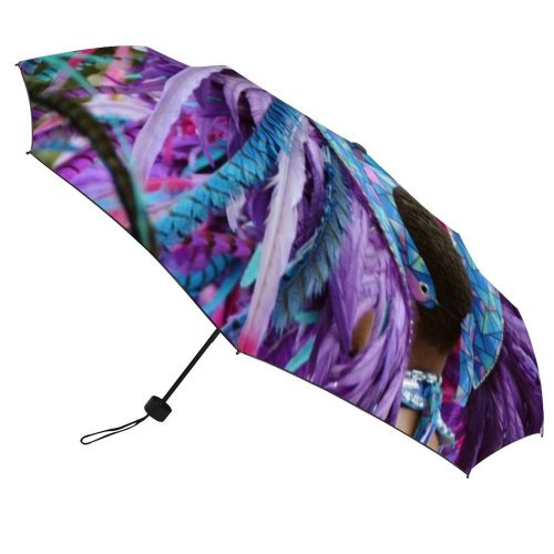 yanfind Umbrella Manual Headwear Carnival England Purple Feather Annual Costume Craft Art Hill Notting Windproof waterproof anti-ultraviolet protection golf umbrella