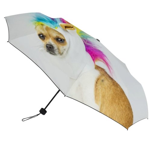 yanfind Umbrella Manual Bizarre Homosexual Asturias Pride Carnival Puppy Serious Too Rainbow Beauty Cheerful Flag Windproof waterproof anti-ultraviolet protection golf umbrella