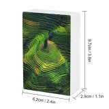 yanfind Cigarette Case Agriculture Growth Rural Beauty Scenics High Cai Terraced Natural Foliage Field Rice Hard Plastic Crushproof Cigarette Case