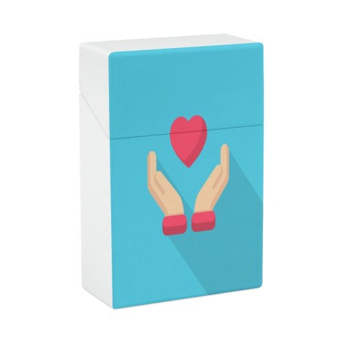 yanfind Cigarette Case Charity Non Happiness Lifestyles Love Emotion Teamwork Kit Work Community Volunteer Ambulance Hard Plastic Crushproof Cigarette Case