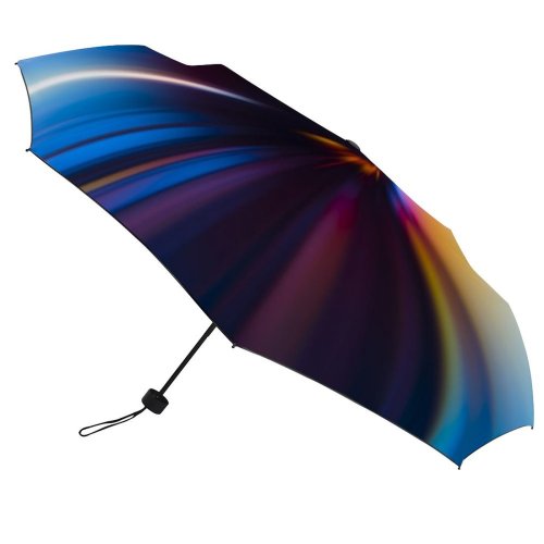 yanfind Umbrella Manual Natural Illuminated Perspective Blurred Thoroughfare Futuristic Forecasting Travel Moving Row Abstract Cable Windproof waterproof anti-ultraviolet protection golf umbrella