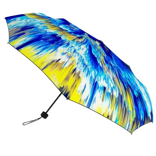 yanfind Umbrella Manual Space Glowing Happiness Social Futuristic Defocused High Galaxy Generated Nebula Party Vitality Windproof waterproof anti-ultraviolet protection golf umbrella