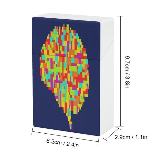 yanfind Cigarette Case Brick Microbiology Emotion Love Biotechnology Internal Brain Research Physics Marketing Brainstorming Imagination Hard Plastic Crushproof Cigarette Case