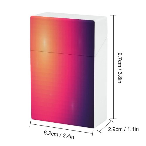 yanfind Cigarette Case Space Finland Blank Grid Resolution K Generated Empty Purple Vibrant Decoration Brochure Hard Plastic Crushproof Cigarette Case