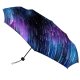 yanfind Umbrella Manual Sky Shiny Planet Surreal Ultraviolet Digitally Futuristic Infinity Outer Art Abstract Grunge Windproof waterproof anti-ultraviolet protection golf umbrella