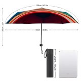 yanfind Umbrella Manual Saturated Pursuit Leisure Beauty Kayak Posterized Recreational Sport Wisconsin Lake Vibrant Windproof waterproof anti-ultraviolet protection golf umbrella