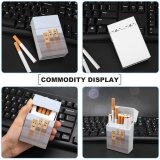 yanfind Cigarette Case Block Cheerful Frowning Facial Positive Advertisement Happiness Emotion Expression Peer Negative Crowd Hard Plastic Crushproof Cigarette Case