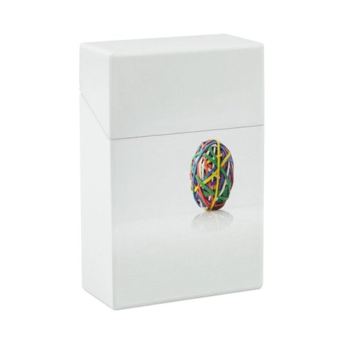 yanfind Cigarette Case Space Studio Rubber Band Shot Fun Still Stationary Flexibility UK Creativity Hard Plastic Crushproof Cigarette Case