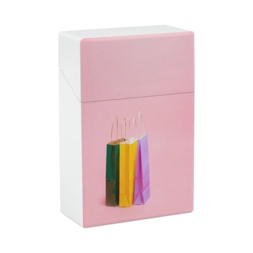 yanfind Cigarette Case Space Studio Purple Shot Still Bag Consumerism Row Shopping Hard Plastic Crushproof Cigarette Case