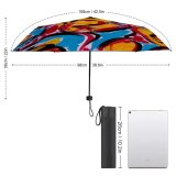yanfind Umbrella Manual Sadness Happiness Depression Splattered Anxiety Face Expression Creativity Confusion Comedy Mental Vibrant Windproof waterproof anti-ultraviolet protection golf umbrella