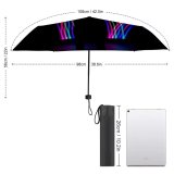 yanfind Umbrella Manual Flowing Silhouette Wave Lifestyles Light Laser Electricity Trail Motion Curve Windproof waterproof anti-ultraviolet protection golf umbrella