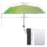 yanfind Umbrella Manual Simplicity Softness Digitally Transparent Empty Art Layered Abstract Space Gradient Smooth Blank Windproof waterproof anti-ultraviolet protection golf umbrella