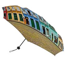 yanfind Umbrella Manual Pastel Bahia Salvador Street Exterior Travel Outdoors Building Architecture Cityscape State Church Windproof waterproof anti-ultraviolet protection golf umbrella