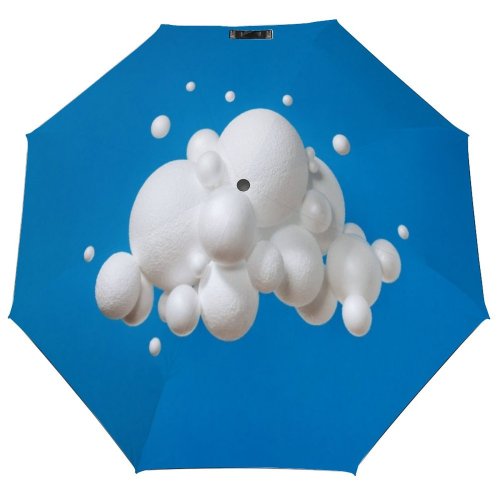 yanfind Umbrella Manual Computing Futuristic Data Progress Virtual Merging Relationship Conceptual Artificial Dimensional Cloudscape Stability Windproof waterproof anti-ultraviolet protection golf umbrella