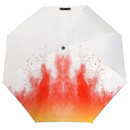 yanfind Umbrella Manual Bizarre Changing Erupting Face Shot Temperature Named Physical Performance Abstract Connection Motion Windproof waterproof anti-ultraviolet protection golf umbrella