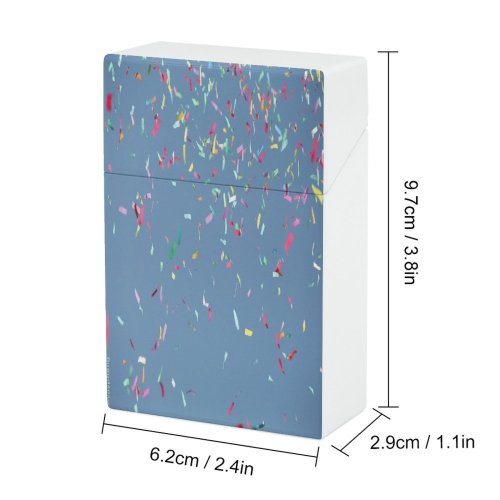 yanfind Cigarette Case Sky France Mid Clear Sunny Outdoors Hard Plastic Crushproof Cigarette Case