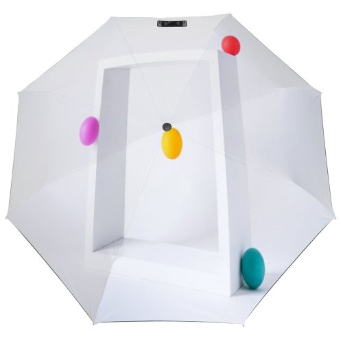 yanfind Umbrella Manual Teamwork Community Simplicity Corner Togetherness Support Art Orbiting Abstract Four Individuality Contrasts Windproof waterproof anti-ultraviolet protection golf umbrella